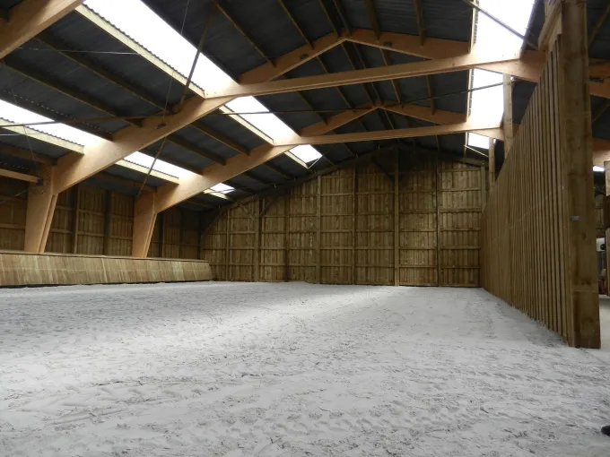 Man&egrave;ge en ossature bois