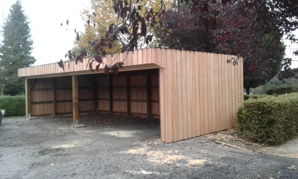 Carport en bois